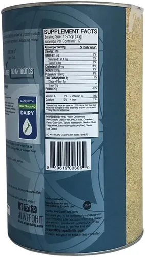 Miniatura 3 de Propello Life Proteína de suero en polvo alimentada con pasto (cacao de las Indias Occidentales, 17 porciones)