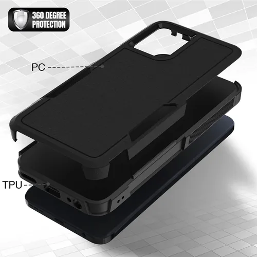 Miniatura 4 de Funda para Moto G 5G 2023 / Moto G Power 5G 2023: funda protectora de doble capa de servicio pesado resistente para teléfono celular a prueba