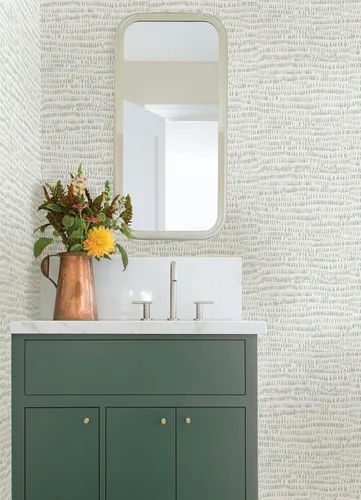 Miniatura 3 de NuWallpaper Papel tapiz autoadhesivo Seafoam Kylver Verde Espuma de mar