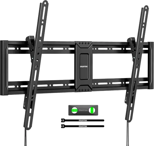 Miniatura 10 de monTEK Soporte de pared para TV de montaje fijo para televisores de 43–95 pulgadas, soporte ultra delgado de bajo perfil de 1.1", capacidad de 200