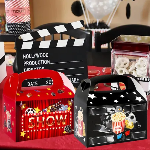 Miniatura 9 de C L cooper life Caja de regalo para fiesta de película, caja de regalo de fiesta nocturna para películas, suministros de baby shower (paquete de 2)