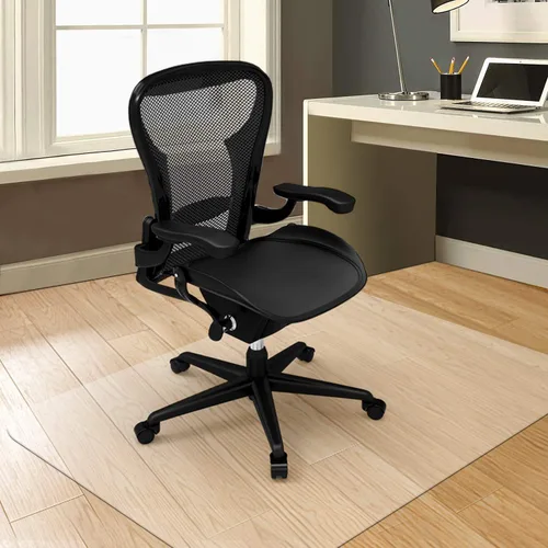 Miniatura 2 de Vicwe Alfombrilla para Silla de Oficina para Suelo de Madera Dura, 2 PCS, 30 x 48 pulgadas Completamente Transparente Protector de Alfombrilla