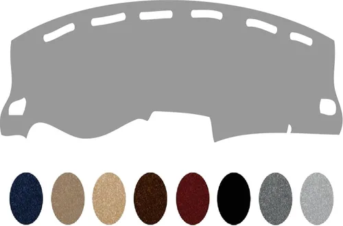 Miniatura 3 de Cubierta de salpicadero de alta calidad hecha a medida, cubierta de salpicadero, tapete para Chevy Trailblazer compatible con 2002-2006 (negro)