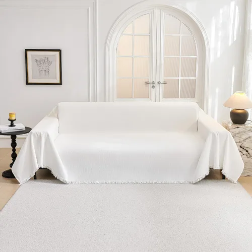 Miniatura 27 de MYSKY HOME Fundas para sillón, funda para silla reclinable, color beige, fundas de sofá para sofá modular en forma de L, fundas de sofá de gran