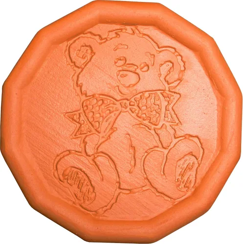 Miniatura 16 de JBK Pottery Terracotta Conservador de Azúcar Moreno – Conservador de Azúcar de Terracota Hecho a Mano con Discos Decorativos – Conservador de Azúcar