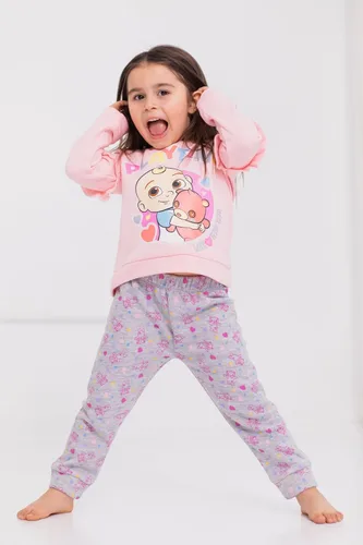 Miniatura 2 de CoComelon JJ - Conjunto de sudadera y pantalones de vellón para bebés y niñas pequeñas