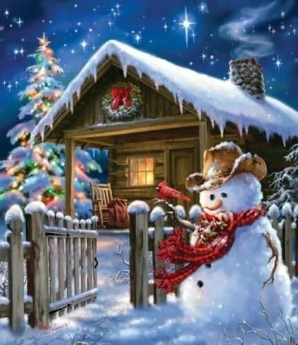 Miniatura 3 de SUNSOUT INC - Christmas Cheer - Rompecabezas de 550 piezas por artista: Dona Gelsinger - Tamaño acabado 15.5" x 18" Christmas - MPN # 57148
