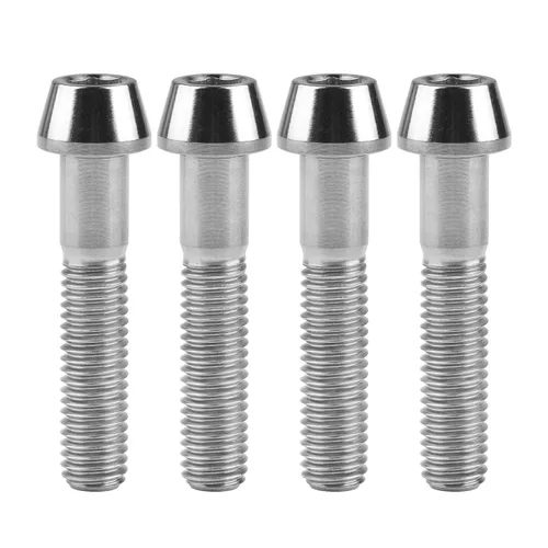 Miniatura 40 de Tornillos de titanio Ti M8 x15 20 25 30 35 40 45 50 60 2.756 in 0.049 in de paso hexagonal Allen Tornillos de cabeza hueca paquete de 4