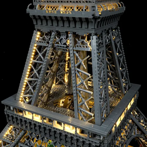 Miniatura 5 de BRIKSMAX Kit de iluminación LED para LEGO-10307 Torre Eiffel – Compatible con el modelo de bloques de construcción de Arquitectura Lego – No incluye