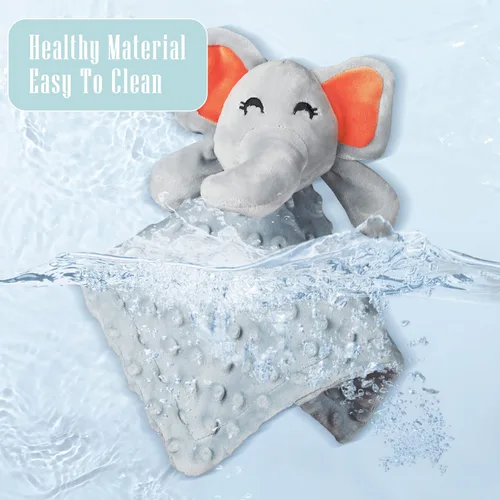 Miniatura 6 de Cute Castle Manta de seguridad para regalos de bebés, suave, unisex, esencial para recién nacidos, para niños y niñas, juguete neutro