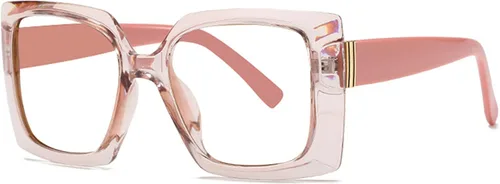 Miniatura 10 de Lentes de lectura cuadrados retro con bloqueo de luz azul para mujeres y hombres, de gran tamaño, antirreflejos, lentes UV Negro/Blanco