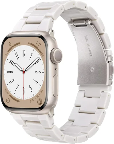 Miniatura 12 de V-MORO - Correas de resina compatibles con Apple Watch Series 11/10/9/8/7 y SE/6/5/4/3/2/1/SE3 de 1.49, 1.57, 1.61, 1.65 pulgadas, correa ligera