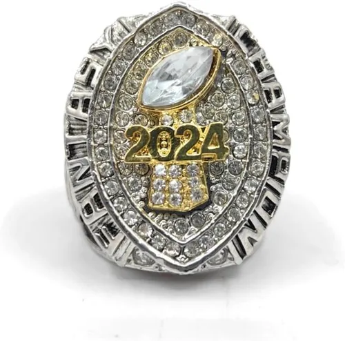 Miniatura 3 de Customized 2024 Fantasy Football League Championship Trophy Rings Prize