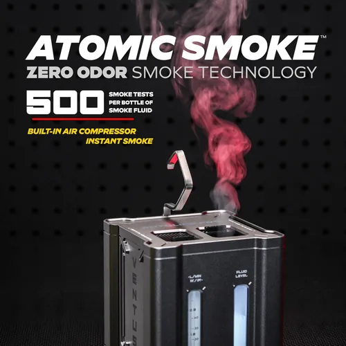 Miniatura 3 de AutoLine Pro Máquina de Humo para Automóviles Detector de Fugas Ventus EVAP Vacío - Unidad de Batería Li-Ion Autoalimentada #1 del Mundo - Líquido