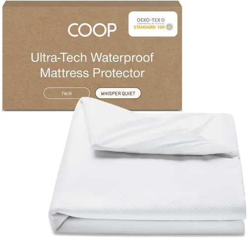 Miniatura 11 de Coop Home Goods Protector de colchón impermeable ultra fresco, tamaño individual, protector de colchón refrescante, lavable a máquina, funda de cama