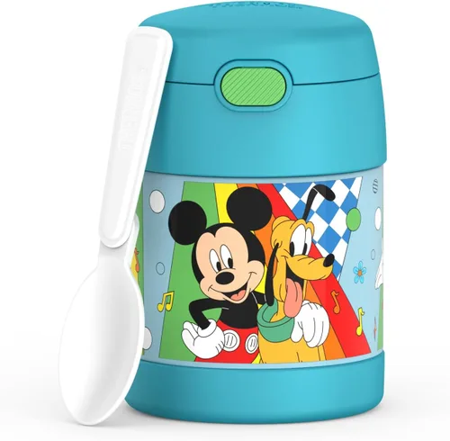 Miniatura 38 de THERMOS FUNTAINER - Tarro de alimentos aislado de 10 onzas, tarro de comida para niños con cuchara plegable, Spider-Man