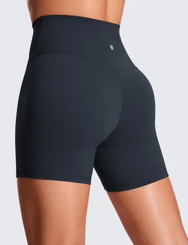 Miniatura 2 de CRZ YOGA Butterluxe - Pantalones cortos cruzados de 5 pulgadas, cintura alta, para entrenamiento, yoga, suave como la mantequilla para mujer