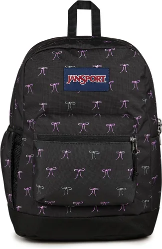 JanSport Cross Town Plus - Mochila con compartimento principal grande, bolsillo lateral para botella de agua, funda acolchada para laptop de 15