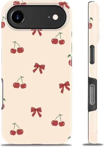 Miniatura 19 de Goodon para iPhone 17 Pro, Funda Estética de Gato Negro y Niña Naranja, Compatible con Magsafe, Funda Protectora Retro Única y Moderna de Silicona