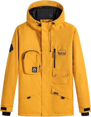 Miniatura 5 de Chaqueta de esquí para mujer, impermeable, chaqueta de nieve para invierno, resistente al viento, chaqueta de snowboard con capucha