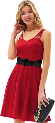 Miniatura 11 de GRACE KARIN Cinturón de cincha elástico ancho para mujer, cinturón vintage con hebilla gruesa de 3 pulgadas, S-XXXXL