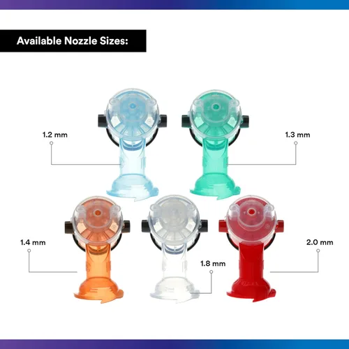 Miniatura 3 de 3M Accuspray - Recambios de boquilla de pistola de pintura para PPS 2.0, 26614, 0.0614, 0.06 pulgadas, naranja, uso con sistema de pistola