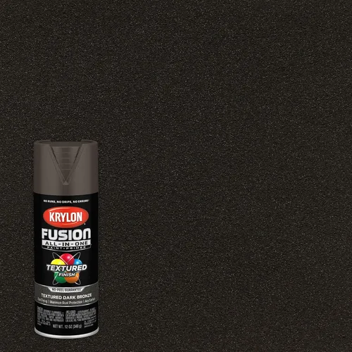 Miniatura 115 de Krylon Fusion - Pintura en aerosol adhesiva todo en uno para uso en interiores y exteriores, 12 onzas, aluminio