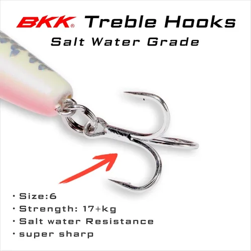 Miniatura 6 de LITTMA Señuelos de pesca de surf de California Señuelos de pesca de agua salada Jerkbait Crankbait Surf Minnow 110 - Sardina metálica Super Glow