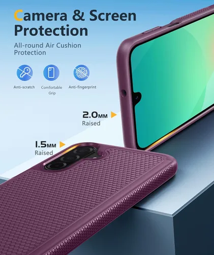 Miniatura 297 de FNTCASE Funda para iPhone 17 Pro: Fundas delgadas translúcidas de color azul claro compatibles con MagSafe, protección completa de la cámara