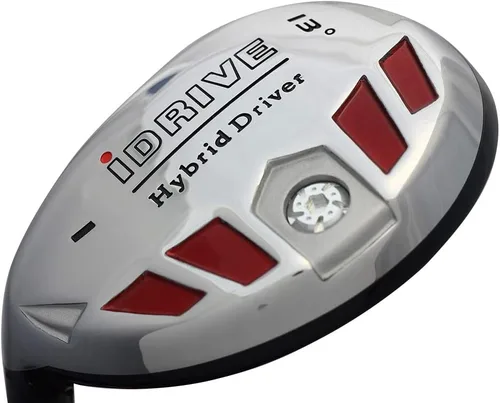 Miniatura 4 de #1 iDrive 13° Driving One Iron Wood Hybrid Driver zurdo Premium Ultra Perdonador Lady L Flex Grafito Shaft Tour Velvet Grip