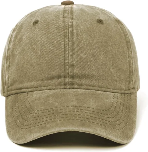 Miniatura 2 de Gorra de béisbol para hombre y mujer, de algodón liso, ajustable, de sarga lavada, de perfil bajo, A1008 de Edoneery