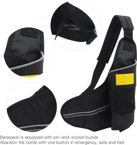 Miniatura 5 de Bolsa de cilindro de oxígeno para buceo, transpirable, impermeable, 1L, correa de tanque de tela para buceo de 1 litro, cilindro de oxígeno