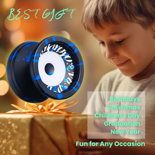 Miniatura 8 de MAGICYOYO Yoyo Profesional Responsivo para Niños de 8-12, V6 Locus Yo Yo de Doble Función para Adultos, Yo-yo de Truco de Giro con el Dedo