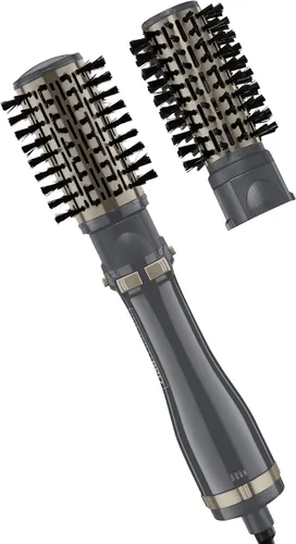 Peine redondo rotador para el cabello Infiniti Pro Spin Air, con aire caliente, 2 pulgadas, color oscuro, de Conair, Estilizador rotativo, giro de