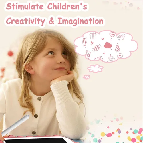 Miniatura 2 de Tableta de escritura LCD para niños, tablero de dibujo para niñas y niños de 2 a 6 años de edad de 12.5 pulgadas, juguetes educativos
