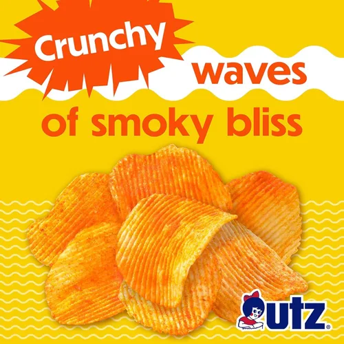 Miniatura 8 de Utz Papas fritas para barbacoa, 1 onza (paquete de 60), papas fritas crujientes hechas de papas frescas, aperitivos individuales crujientes