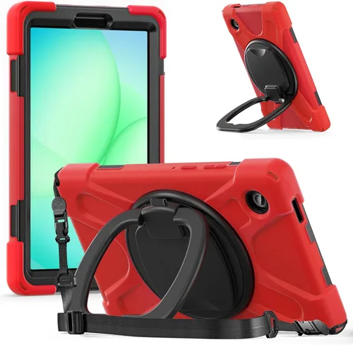 Miniatura 86 de 360 Rotation Case for Galaxy Tab ActivePro/Tab Active4 Pro/Active 5 Pro 10.1" Sturdy Cover Rotate Ring Stand Shoulder Carrying Strap Hand Strap