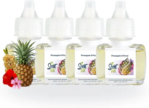 Miniatura 30 de Scent Fill Ambientador enchufable de sidra de manzana, 4 recambios de aceite perfumado