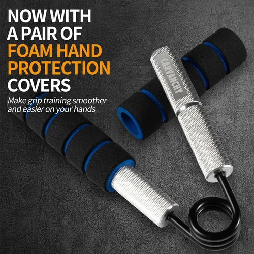 Miniatura 2 de Grip Strength Trainer Set, 50-350LB, Wrist Forearm Strengthener, Metal No Slip, Hand Grip Gripper Strengthener for Strength Training and Exercise