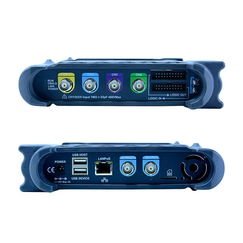 Miniatura 3 de Hantek DSO3254 Osciloscopio digital de 250 MHz 4 canales 1GSa/s frecuencia de muestreo osciloscopios portátiles para PC + analizador lógico de 16