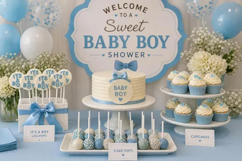 Miniatura 2 de Molde de caramelo de chocolate con piruleta "It's A Boy" Baby Shower 691