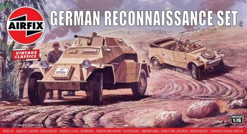 Miniatura 6 de Airfix Model Tank - A02302V Buffalo Willys MB Jeep, kits de modelos de plástico para adultos y niños 8+, escala 1:76, nivel de habilidad 2, modelos