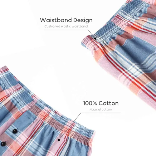 Miniatura 7 de Natural Feelings Classic Boxers - Pantalones cortos de algodón tejido para hombre, paquete de boxers