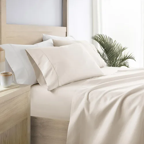 Miniatura 17 de Linen Market Sábanas para cama de tamaño King (azul claro) – Duerme mejor que nunca con estas sábanas King suaves y refrescantes – Bolsillo profundo