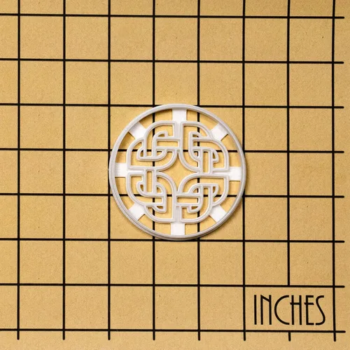 Miniatura 6 de Nordic Runes - Cortador de galletas con nudo de escudo celta, 1 pieza - Bakerlogy