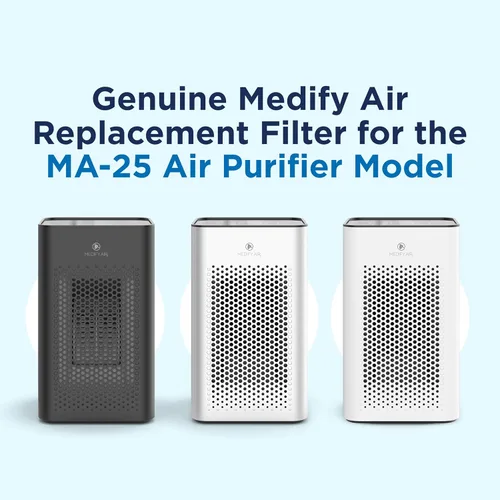 Miniatura 2 de Medify MA-25 - Juego de filtros de repuesto originales para alérgenos, humo, incendios forestales, polvo, olores, polen, caspa de mascotas 3 en 1