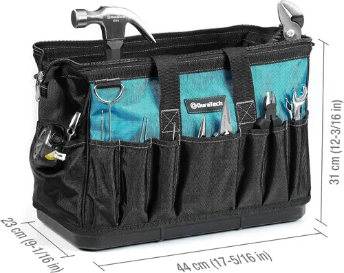 Miniatura 9 de DURATECH Juego de 269 herramientas manuales para reparación del hogar, kit de herramientas manuales mecánicas de uso diario con bolsa