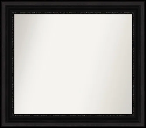 Miniatura 217 de Amanti Art Espejo personalizado, espejo de baño negro puente, espejo de pared o espejo de tocador de baño sobre el fregadero (26 x 26 pulgadas)
