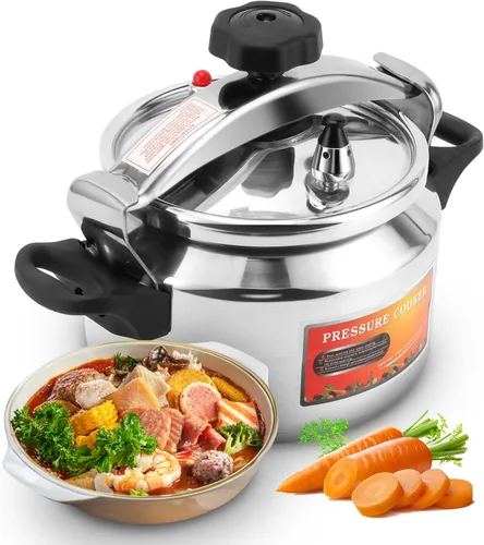 Aleación de aluminio de la olla a presión de 5L, cocina a prueba de explosiones de la olla a presión universalmente conveniente para las estufas de