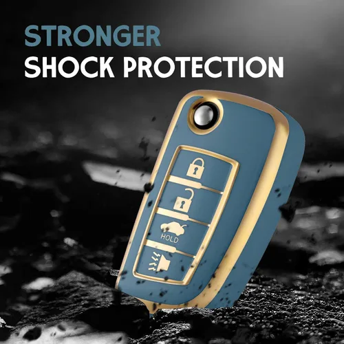 Miniatura 5 de Funda protectora de TPU para llavero inteligente compatible con llave plegable Nissan, X-Trail Juke F15, Rogue, Qashqai, J11, Tiida, Murano, Maxima